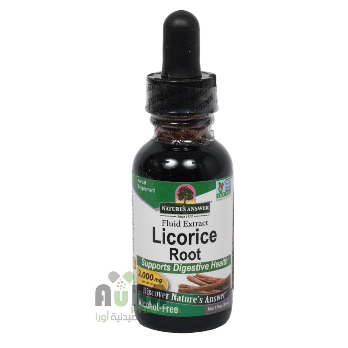 ناتورز أنسر - زيت عرق السوس خالي من الكحول الأصلي 30مل