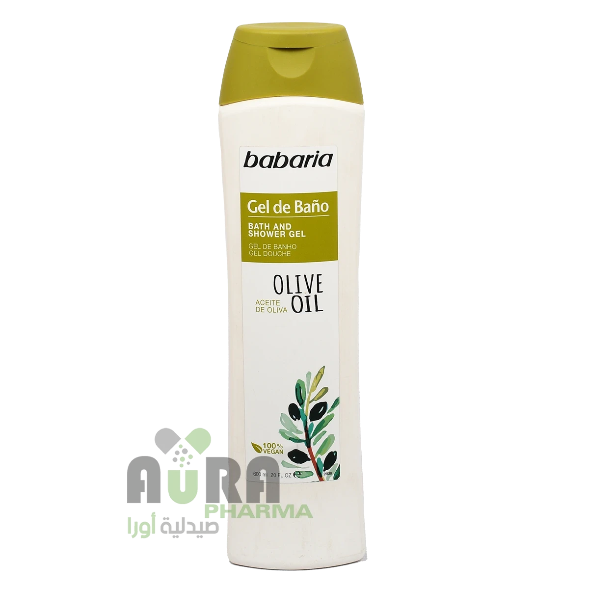 جل استحمام بالزيتون 600مل باباريا