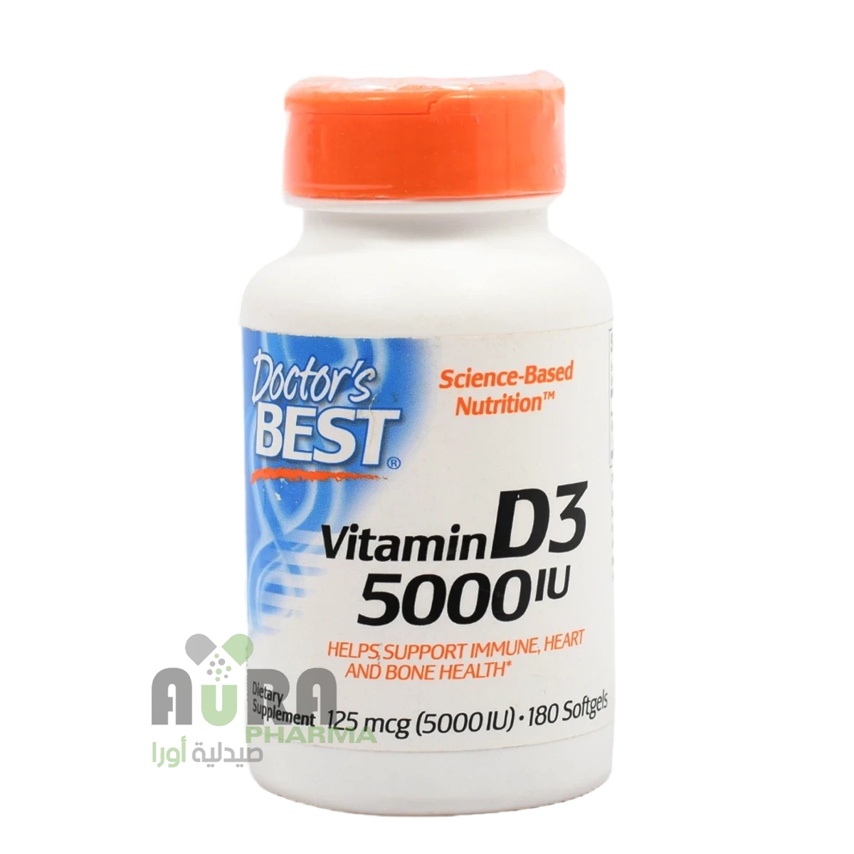 دي 3 فيتامين 125 ميكروجم 180 كبسولة من دكتوزبيست