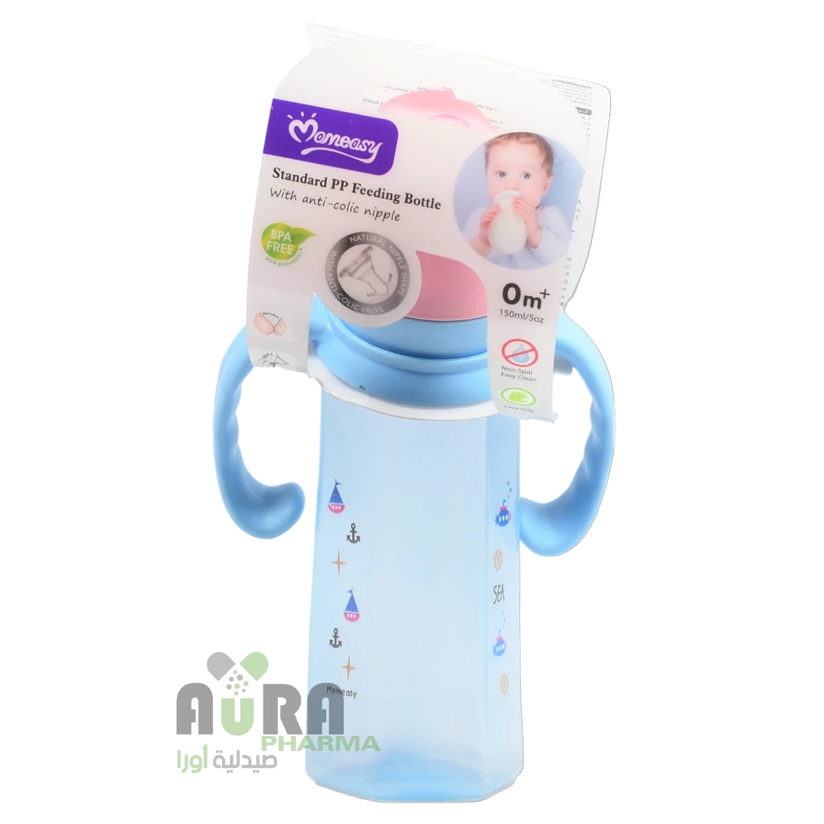 رضاعة موميسي 150ملي مع مقبض 44667