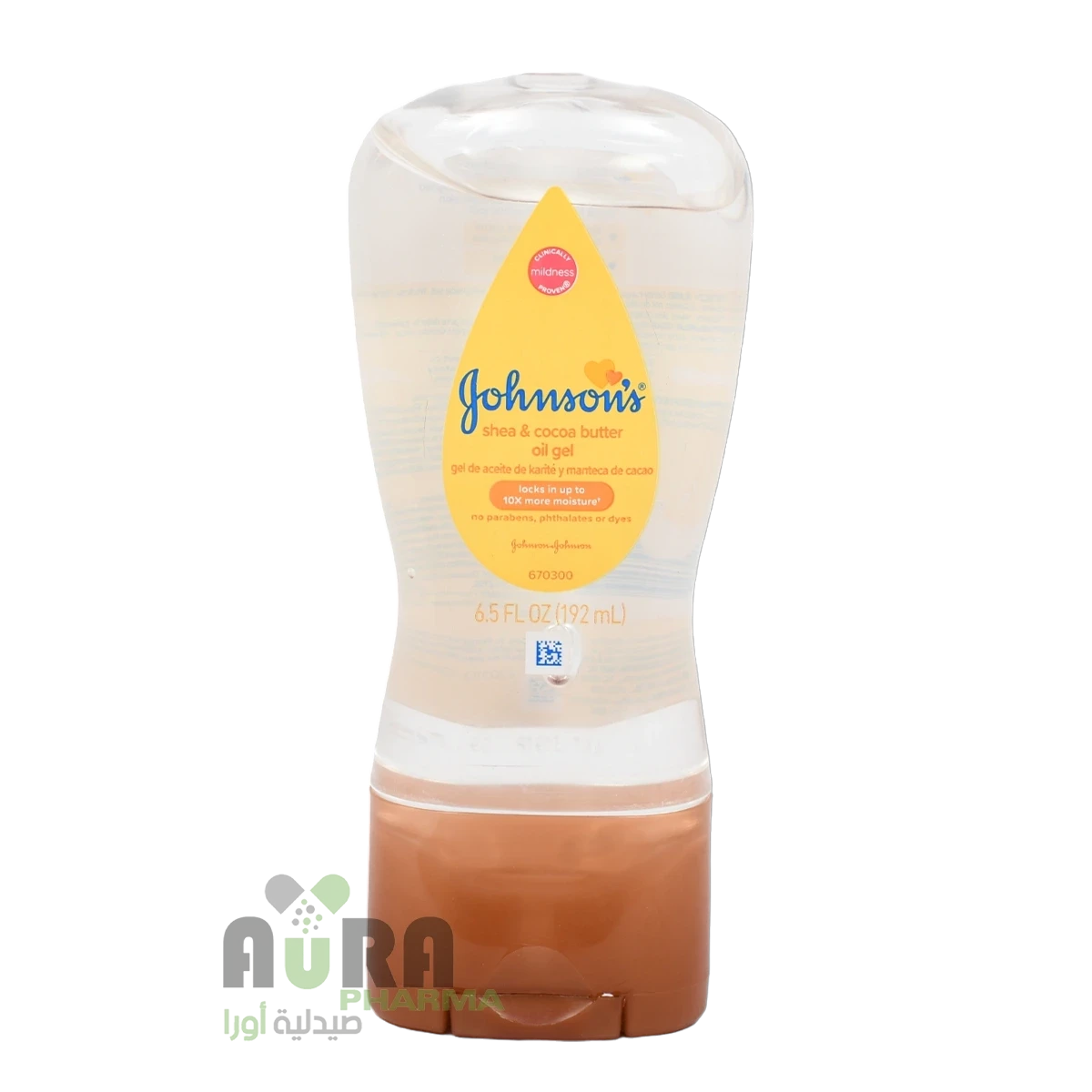 جونسون - زيت جل مرطب للبشرة بالشيا و زبدة الكاكاو 192 مل