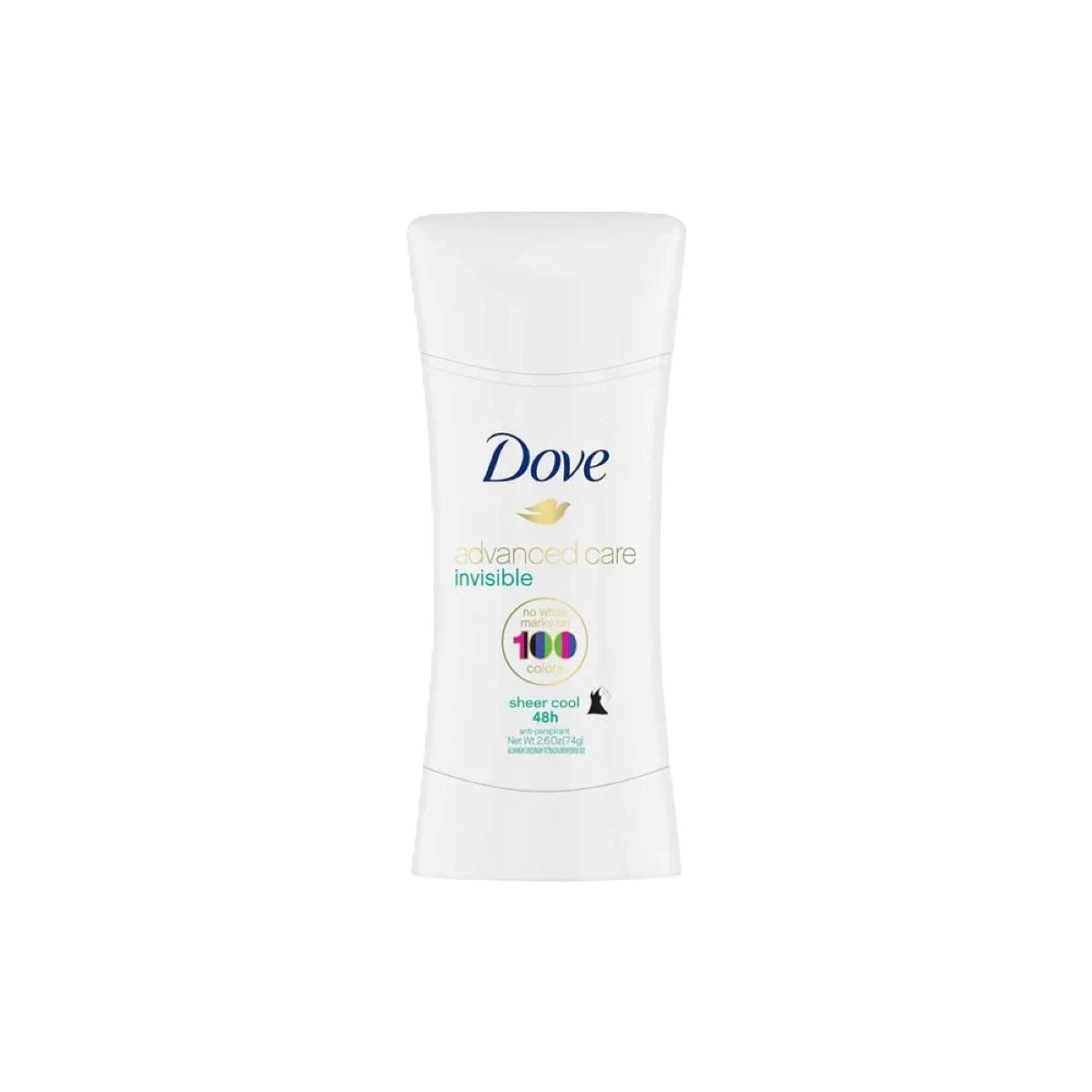 دوف مزيل العرق المضاد للتعرق غير مرئي منعش وبارد (74 جم)