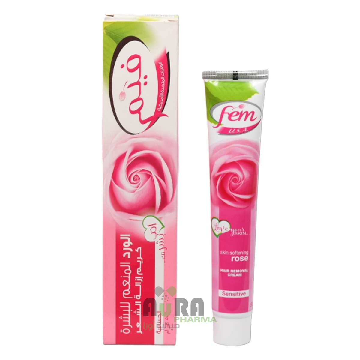 فيم كريم إزالة الشعر بالورد 50غ