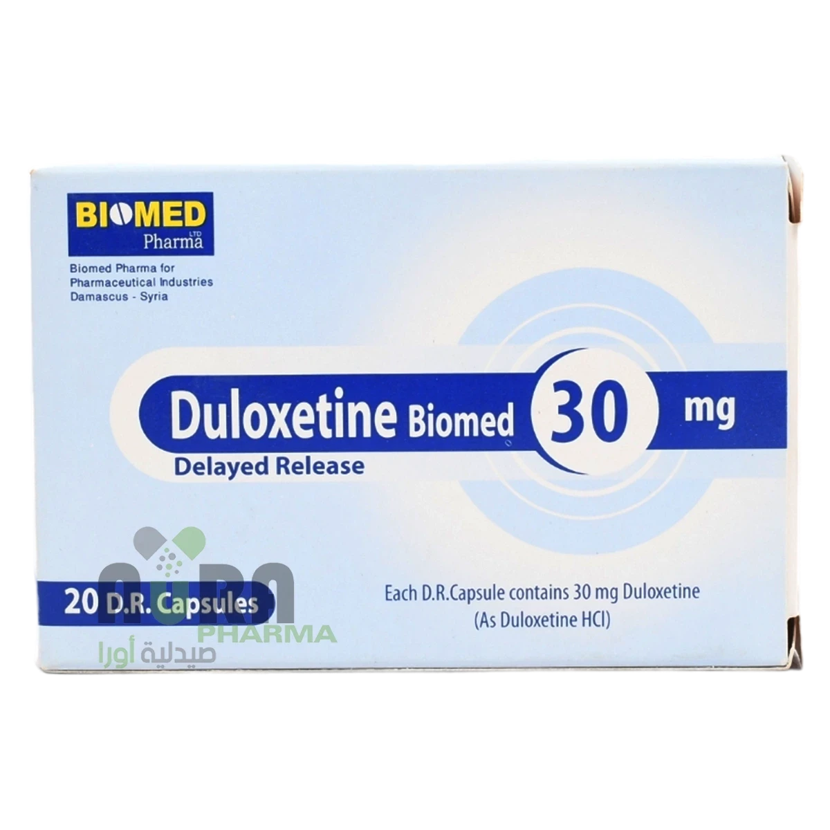 دولوكسيتين بيوميد 30 ملغ اقراص الجهاد فارما