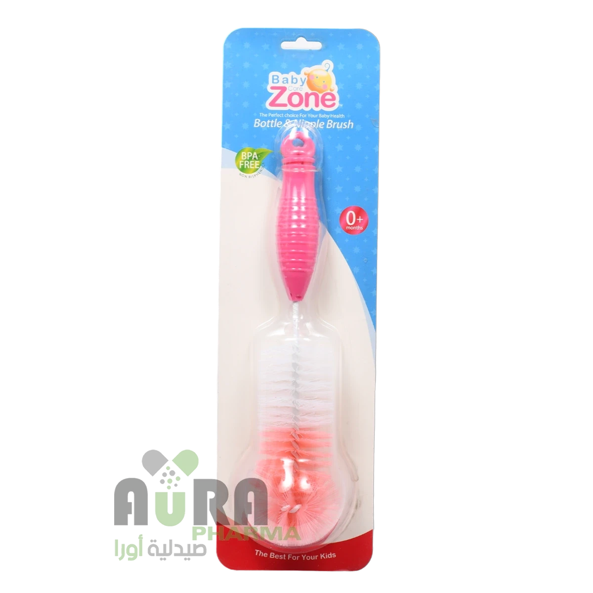 بيبي زون فرشاة رضاعة بيد واحدة