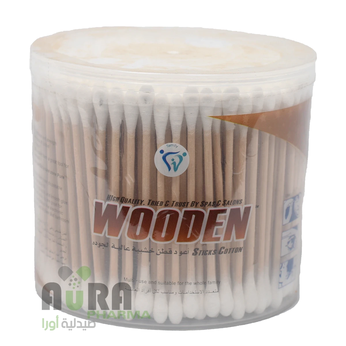 اعواد قطن خشبية من بيبي زون – 300 حبة – 8416