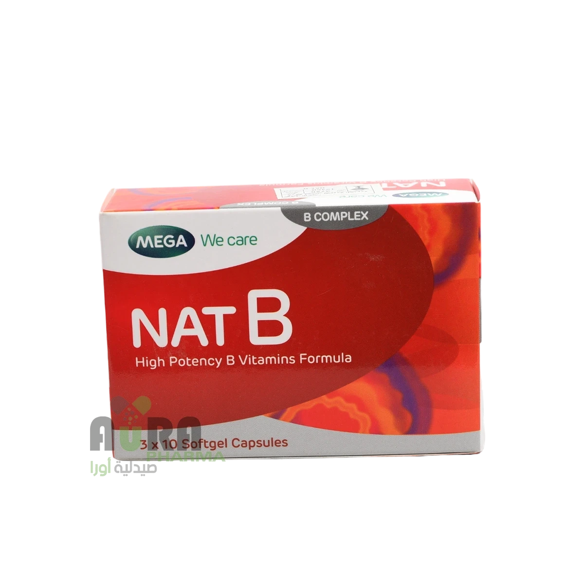 نات بي 30 كبسول فيتامين بي ميجا