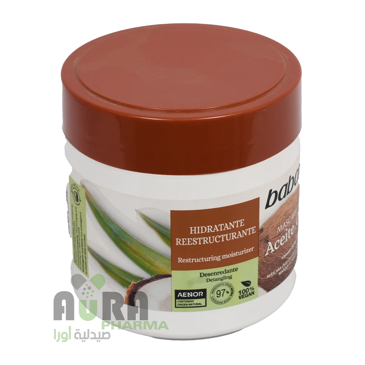 ماسك مغذي للشعر بخلاصة جوز الهند والبيوتين 400مل باباريا