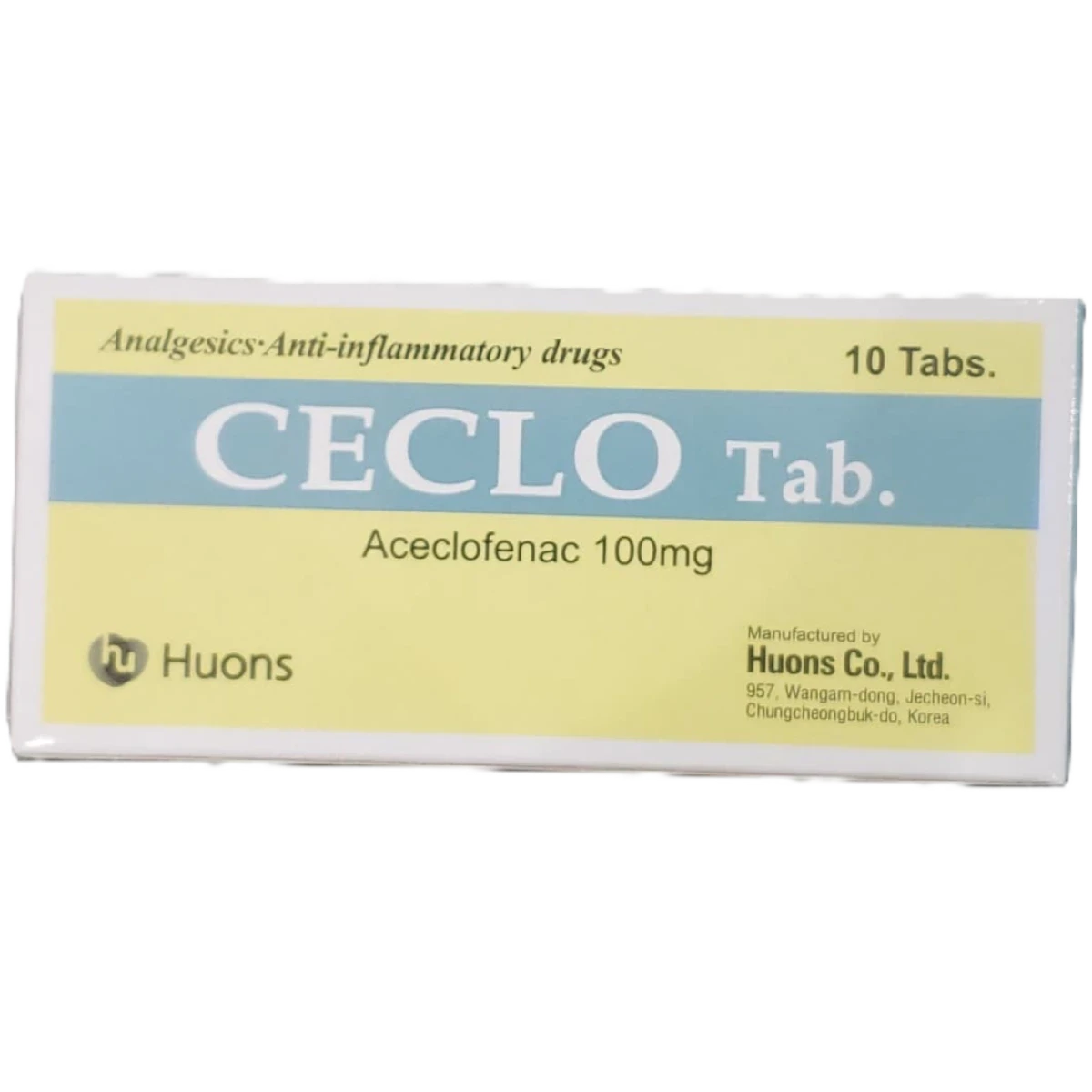 سيكلو اسيكلوفيناك  100 ملغم 10 أقراص