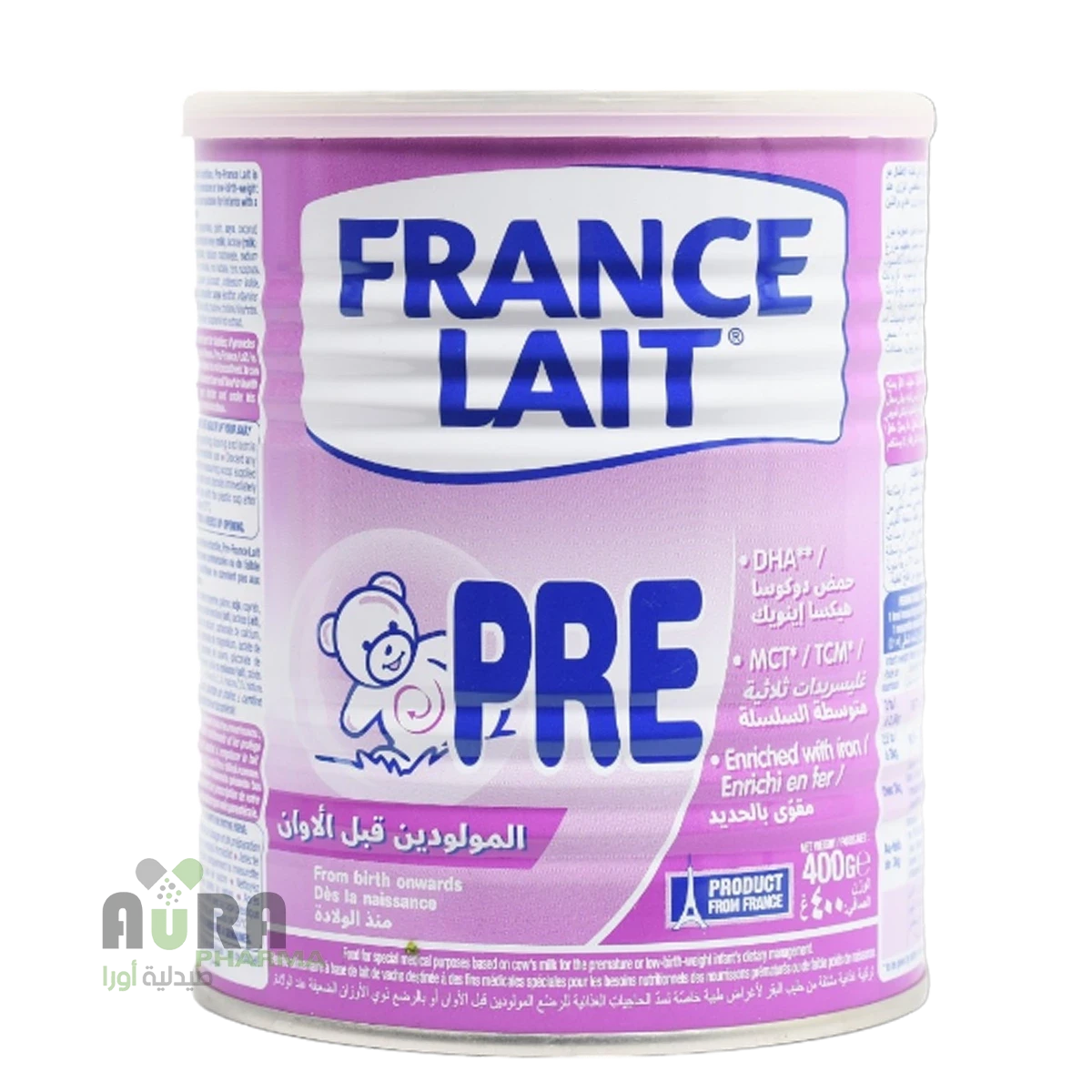 حليب خدج بري فرانس لية 400جرام علب