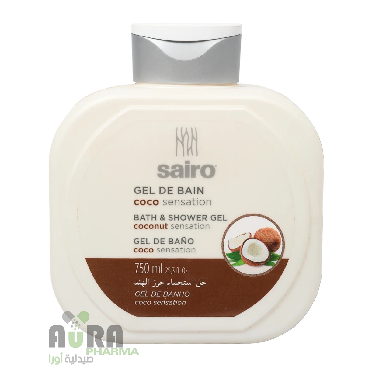 جل استحمام سايرو 750م جوز الهند
