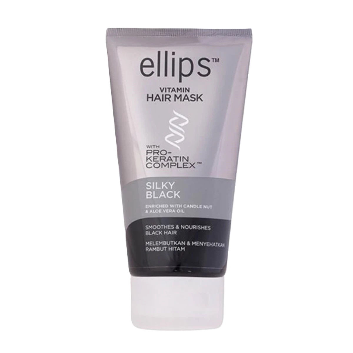 قناع الشعر من إليبس (برو كيراتين) - أسود حريري، 120 مل