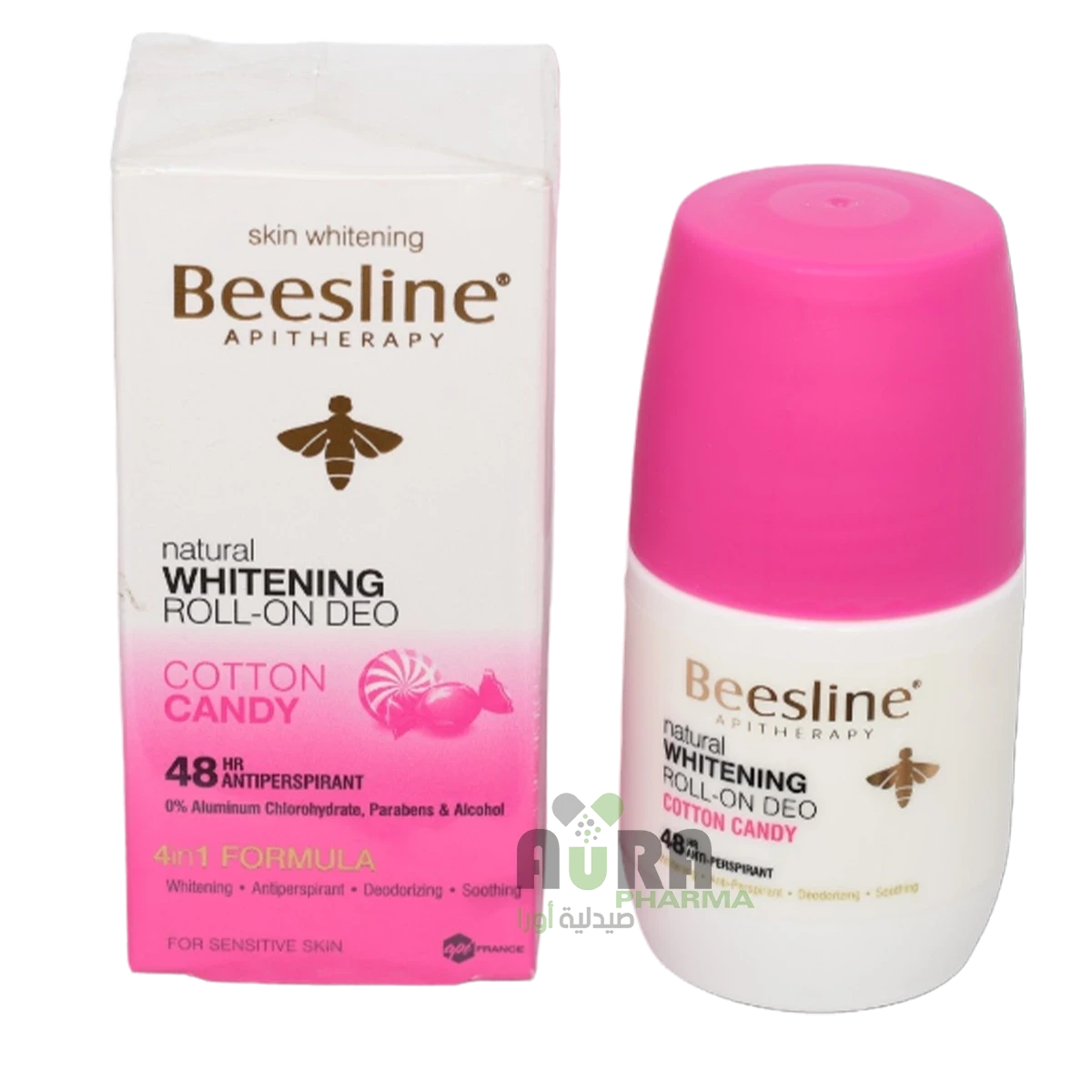 بيزلين رول مزيل للعرق برائحة نعومة القطن 50 مل