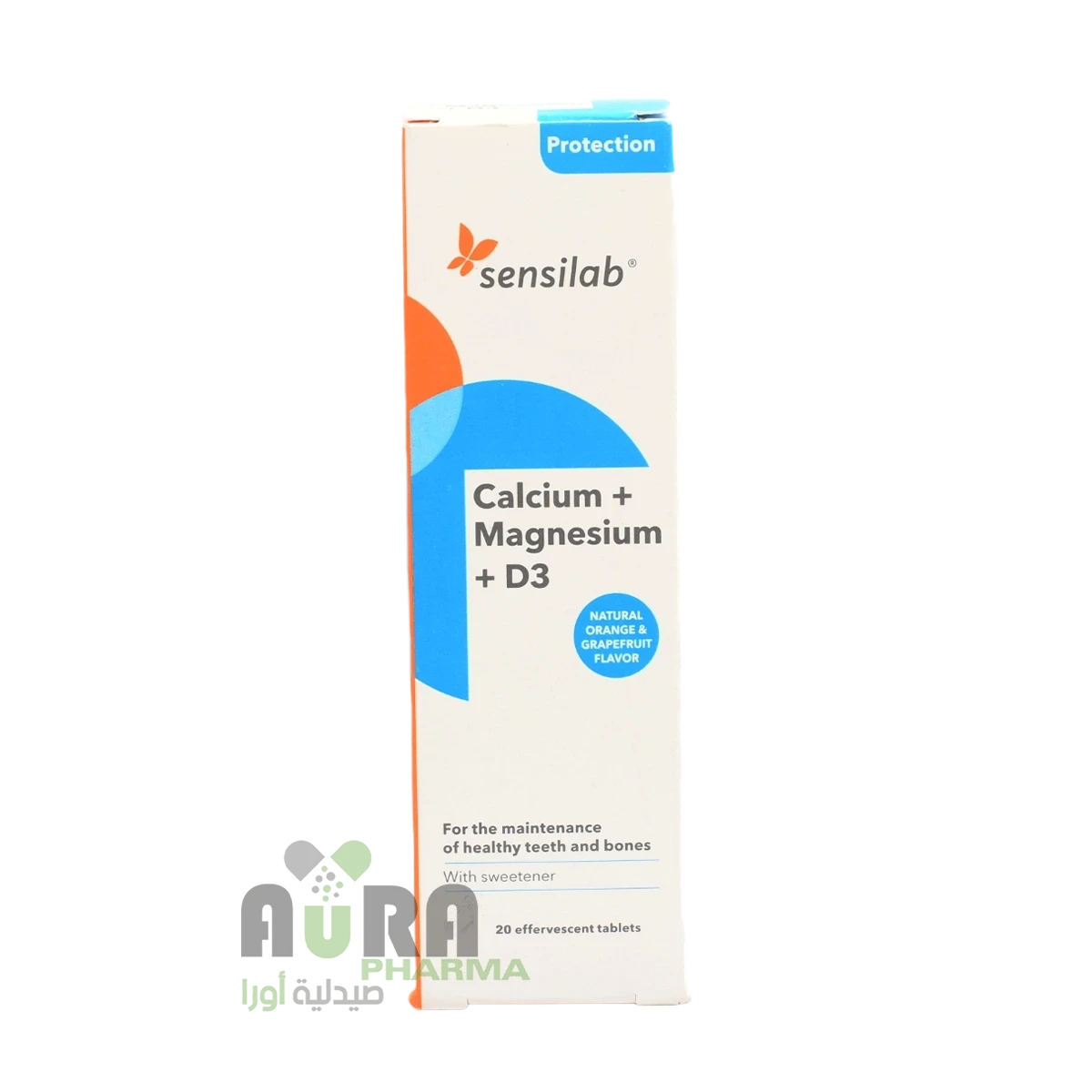 كالسيوم مغنسيوم وفيتامين دي هيفنز علب