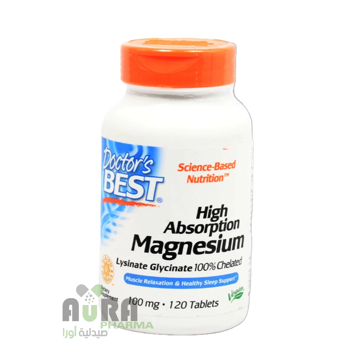 دكتورز بيست، مغنيسيوم عالي الامتصاص بنسبة 100%، 120 قرصًا