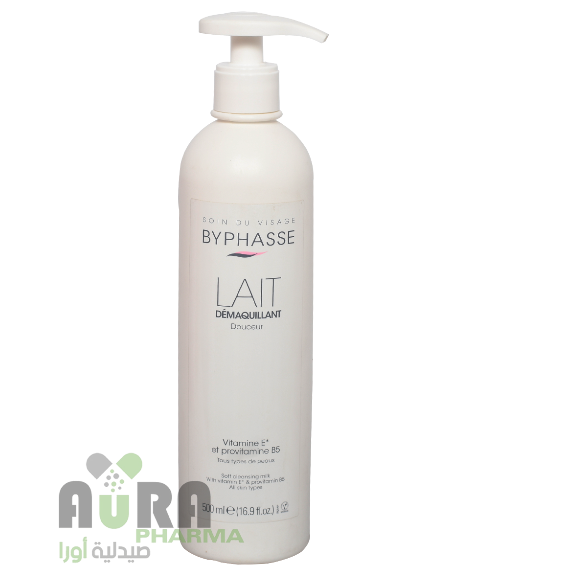 حليب ناعم لازالة المكياج مع فيتامين اي من بيفاس 500مل