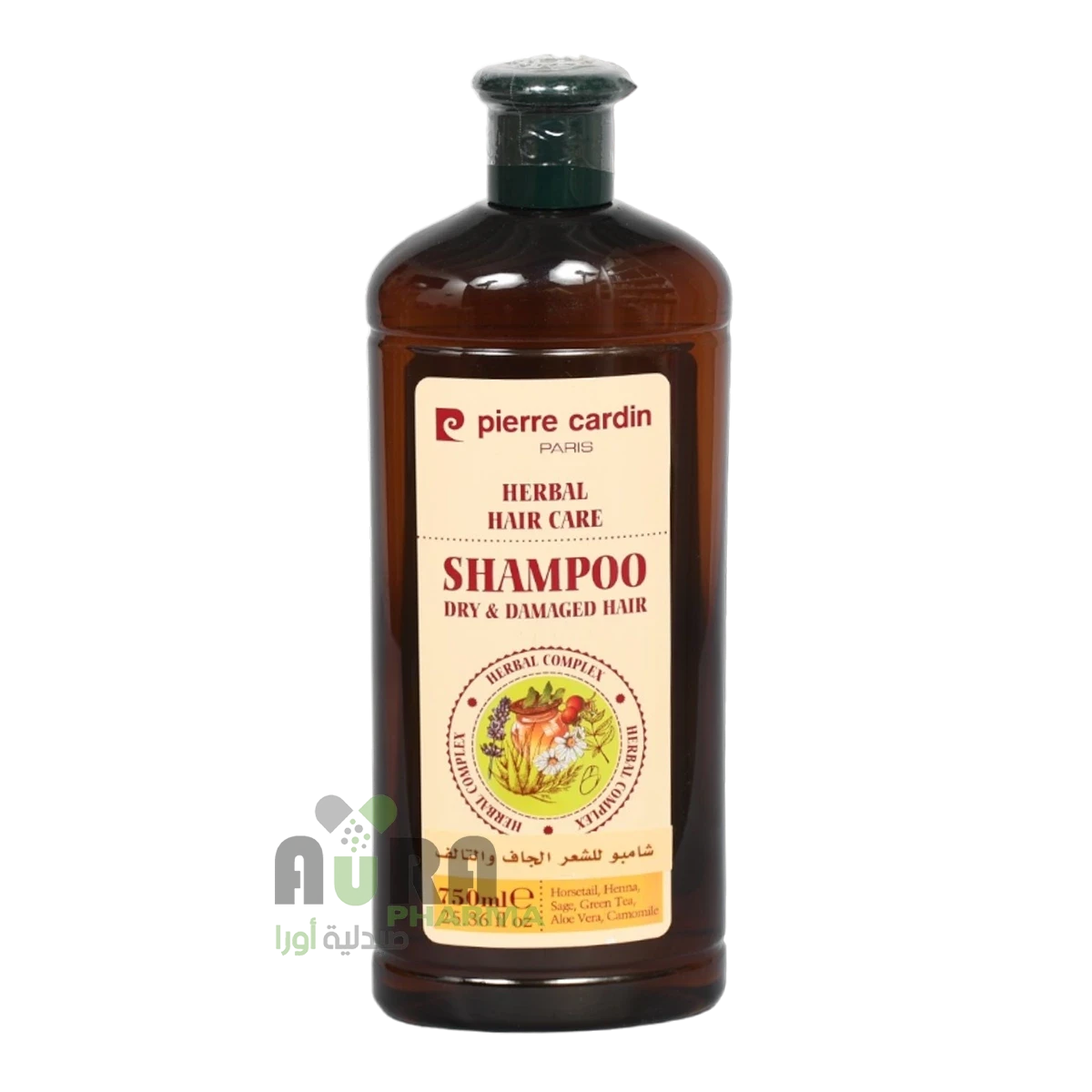 شامبو بيير كاردن العشبي للشعر الجاف والتالف 750 مل