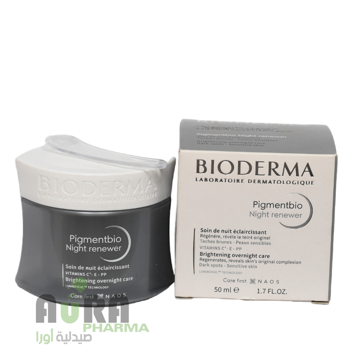 بايوديرما بيجمنتبايو كريم ليلي للتصبغات 50مل